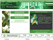 Tablet Screenshot of campus.neurochirurgie.fr